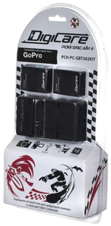Зарядное устройство для аккумуляторов Digicare Powercam II PCH-PC-GBT302KIT (черный)
