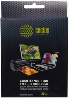 Чистящие салфетки Cactus CS-T1003