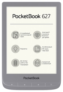 Электронная книга PocketBook 627 (серебристый)