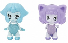 Кукла GLIMMIES Celeste и Foxanne (голубой, фиолетовый)