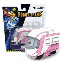 Игрушка Robot Trains Паровозик Макси (розовый)