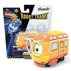 Игрушка Robot Trains Паровозик Джинни (желтый)