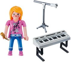 Конструктор PlayMobile Певица с синтезатором (разноцветный)