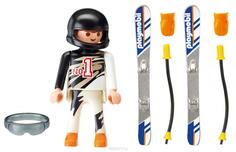 Конструктор PlayMobile Лыжник (разноцветный)