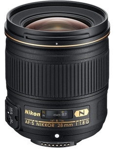 Объектив Nikon 28mm f/1.8G AF-S Nikkor (черный)