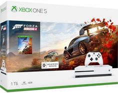 Игровая приставка Microsoft Xbox One S 1ТБ + игра Forza Horizon 4 (белый)