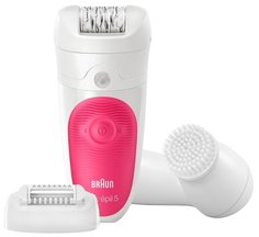 Эпилятор Braun 5-539 Silk-epil 5 Wet &amp; Dry (бело-розовый)