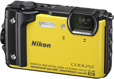 Цифровой фотоаппарат Nikon Coolpix W300 (желтый)