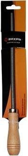Напильник Вихрь 200 мм полукруглый деревянная рукоятка