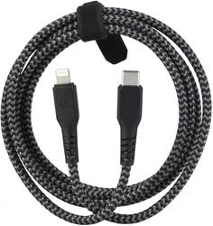 Кабель EnergEA FibraTough USB TypeC - Apple 8pin 1.5м (черный)