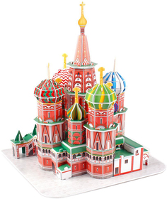 3D пазл Cubic Fun Собор Василия Блаженного (Россия)