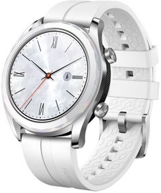 Смарт-часы Huawei WATCH GT 42 mm 1.2 Ceramic bezel (белый)