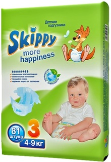 Подгузники Skippy More Happiness 7013