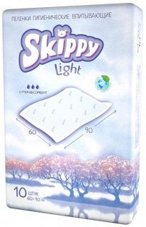 Гигиенические пеленки Skippy Light 7049 60x90 (10 шт.)
