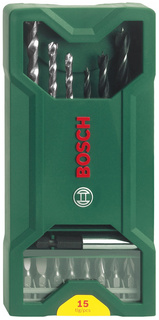 Набор оснастки Bosch 2607019579 15 предметов для шуруповертов/дрелей