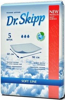 Гигиенические пеленки Dr. Skipp 7022 60x90 (5 шт.)