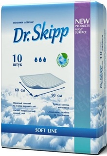Гигиенические пеленки Dr. Skipp 7021 60x90 (10 шт.)