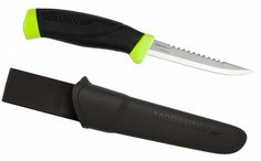 Нож Mora Fishing Comfort Scaler 098, Нержавеющая сталь 12208 (черный, салатовый)