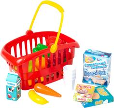 Игровой набор Орион Корзина 362в2 для супермаркета с продуктами