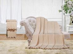 Плед KAZANOVA Рiselli (молоко) Kazanov.A.