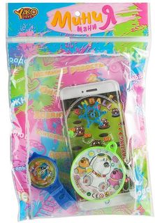 Игрушка YAKO Набор игровой часы, пинбол (разноцветный)