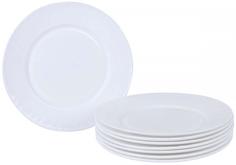 Набор тарелок Rosenberg RGC-325003 (белый)