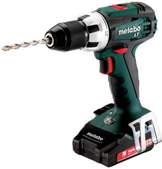 Ударная аккумуляторная дрель Metabo BS 18 LT (зеленый)