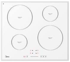 Индукционная варочная панель Midea MIH64721FW (белый)