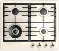 Газовая варочная панель Midea MG696TRI-B (слоновая кость)