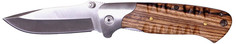 Нож складной Stinger SL413 (коричневый, серебристый)