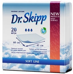 Гигиенические пеленки Dr. Skipp 7036 60x45 (20 шт.)