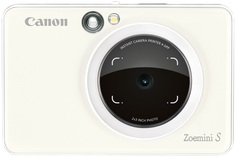 Фотоаппарат моментальной печати Canon Zoemini S (camera 8mp+ light ring+ print) PEARL WHITE