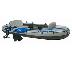 Лодка Intex Excursion 4 Set (до 400кг) 315х165х43см + весла/насос