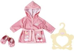 Игрушка Zapf Creation Baby Annabell Уютный халатик и тапочки (розовый)