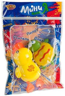 Игрушка YAKO Набор игрушек брызгалок для ванной (разноцветный)