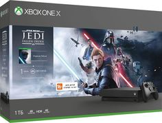 Игровая приставка Microsoft Xbox One X 1ТБ + игра Star Wars JFO + 1 месяц EA Access (белый)