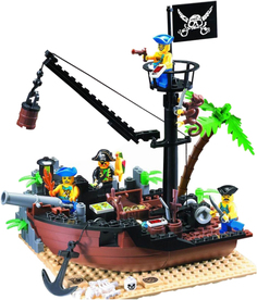Конструктор Brick Пиратский корабль с аксессуарами 306