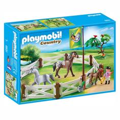 Конструктор PlayMobile Загон для лошадей (разноцветный)