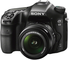 Зеркальный фотоаппарат Sony Alpha ILC-A68K Kit 18-55 (черный)
