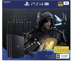 Игровая приставка PlayStation 4 Pro 1Тб + Death Stranding (черный)