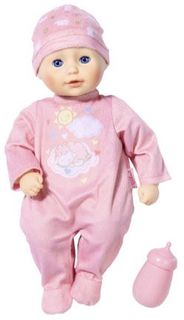 Игрушка Zapf Creation My First Baby Annabell Кукла с бутылочкой, 30 см, дисплей (розовый)