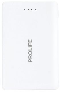 Портативное зарядное устройство Prolife PWB01-2500 2500мАч (белый)