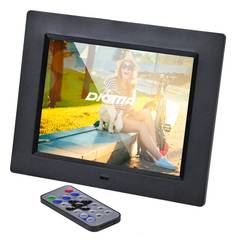 Цифровая фоторамка Digma PF-833 (черный)