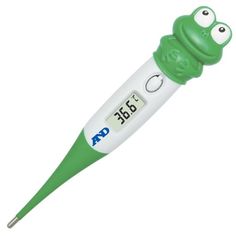 Термометр A&amp;D DT-624 &quot;Лягушка&quot; (бело-зеленый) A&D