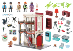 Конструктор PlayMobile Здание пожарной службы (разноцветный)