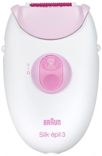 Эпилятор Braun 3370 Silk-epil (бело-розовый)
