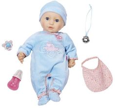 Игрушка Zapf Creation Baby Annabell Кукла-мальчик многофункциональная (голубой)