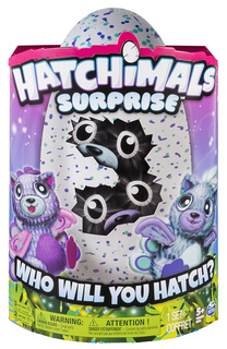Интерактивная игрушка Hatchimals Сюрприз - близнецы питомцы, вылупляющиеся из яйца