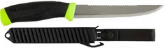 Нож Mora Fishing Comfort Scaler 150, Нержавеющая сталь 11893 (черный, салатовый)