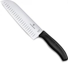 Нож кухонный Victorinox SWISS CLASSIC 6.8523.17B сантоку (черный)
